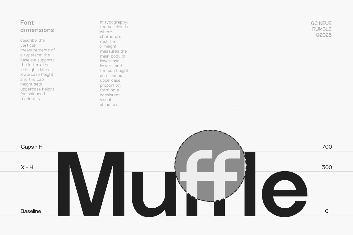 GC Neue Rumble - Modern Elegant Sans Font