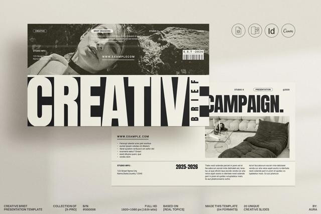 Branding Strategy Presentation Template