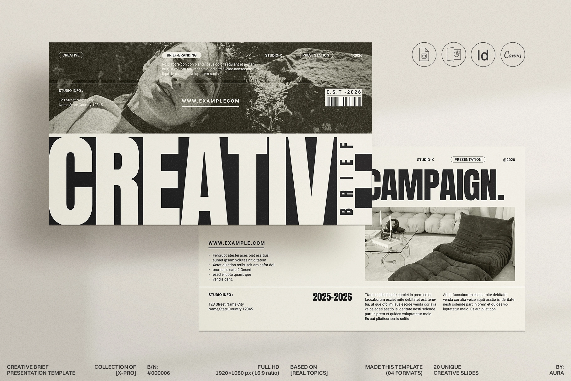 Branding Strategy Presentation Template