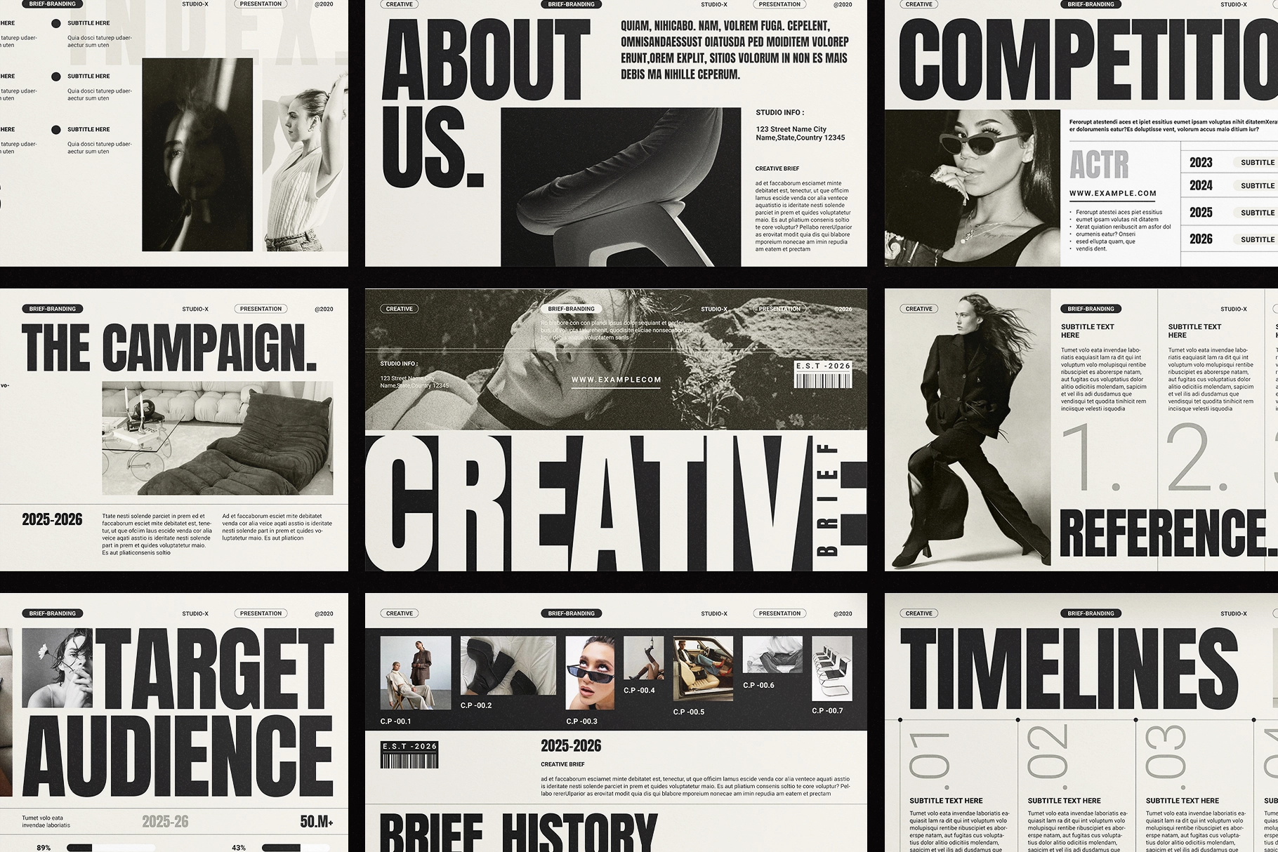 Branding Strategy Presentation Template