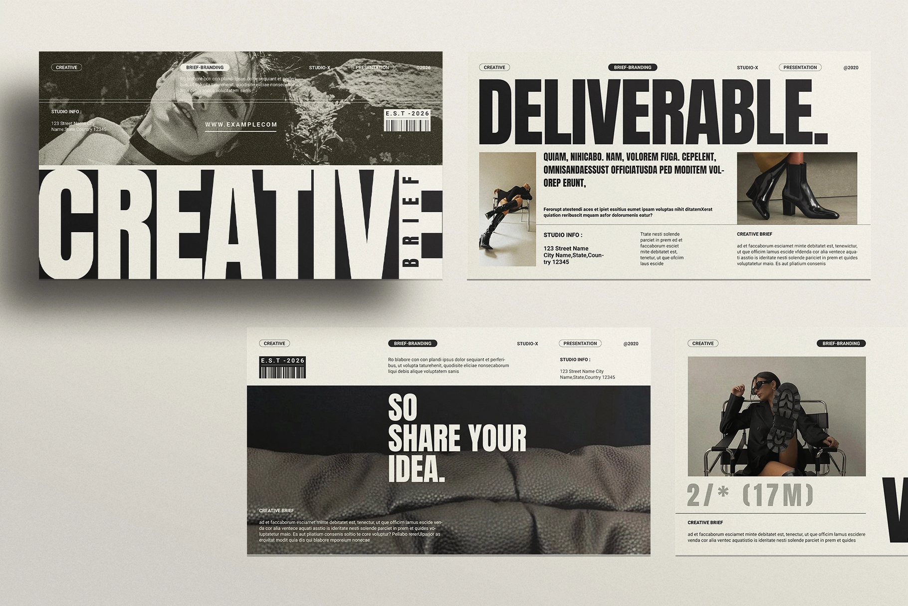 Branding Strategy Presentation Template