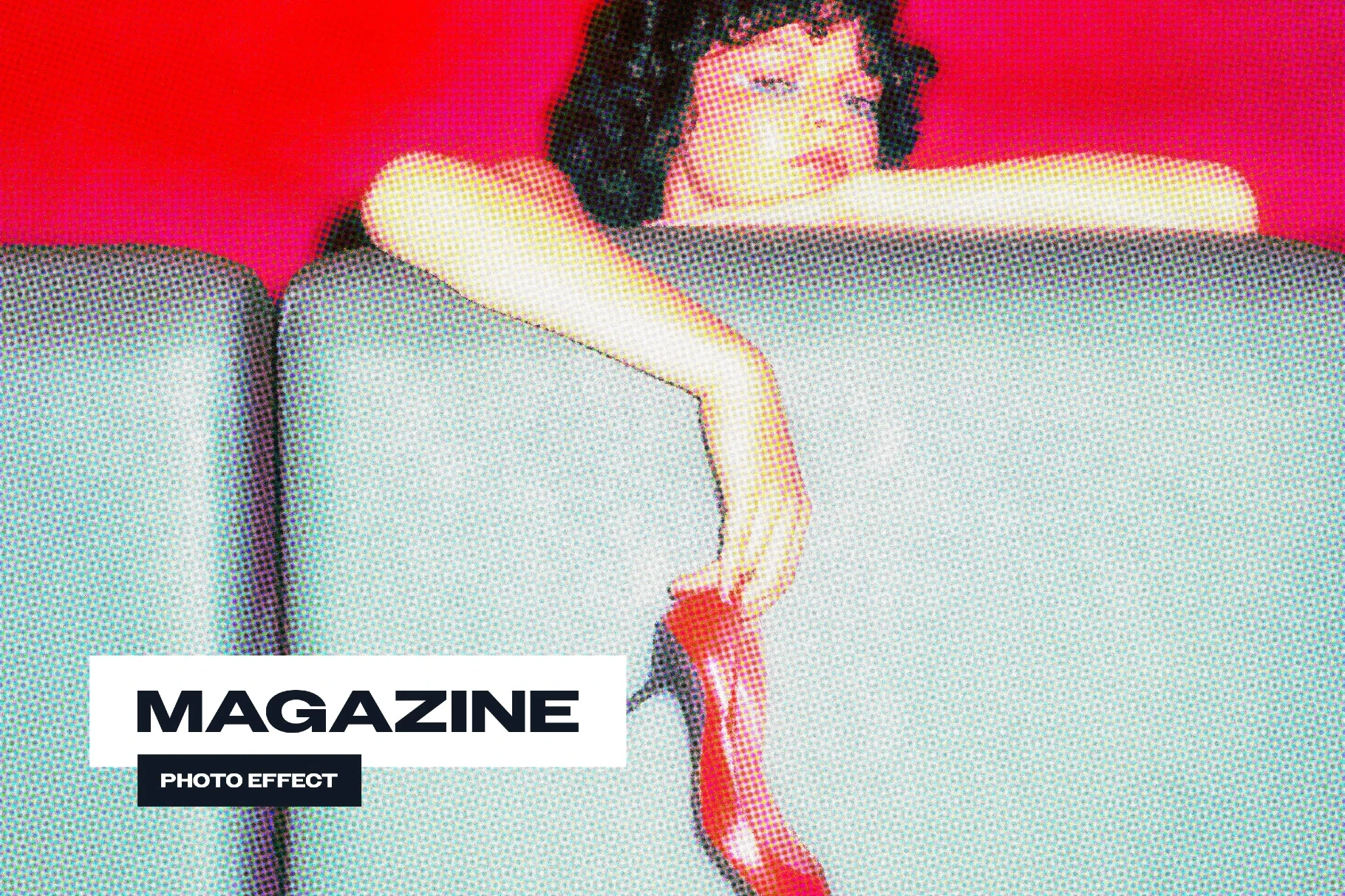 Dots Magazine Photo Effect