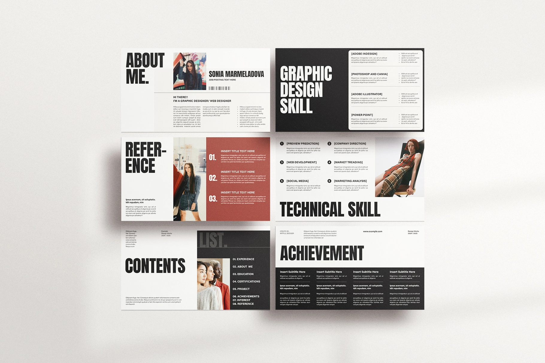 Creative Resume Slides Template