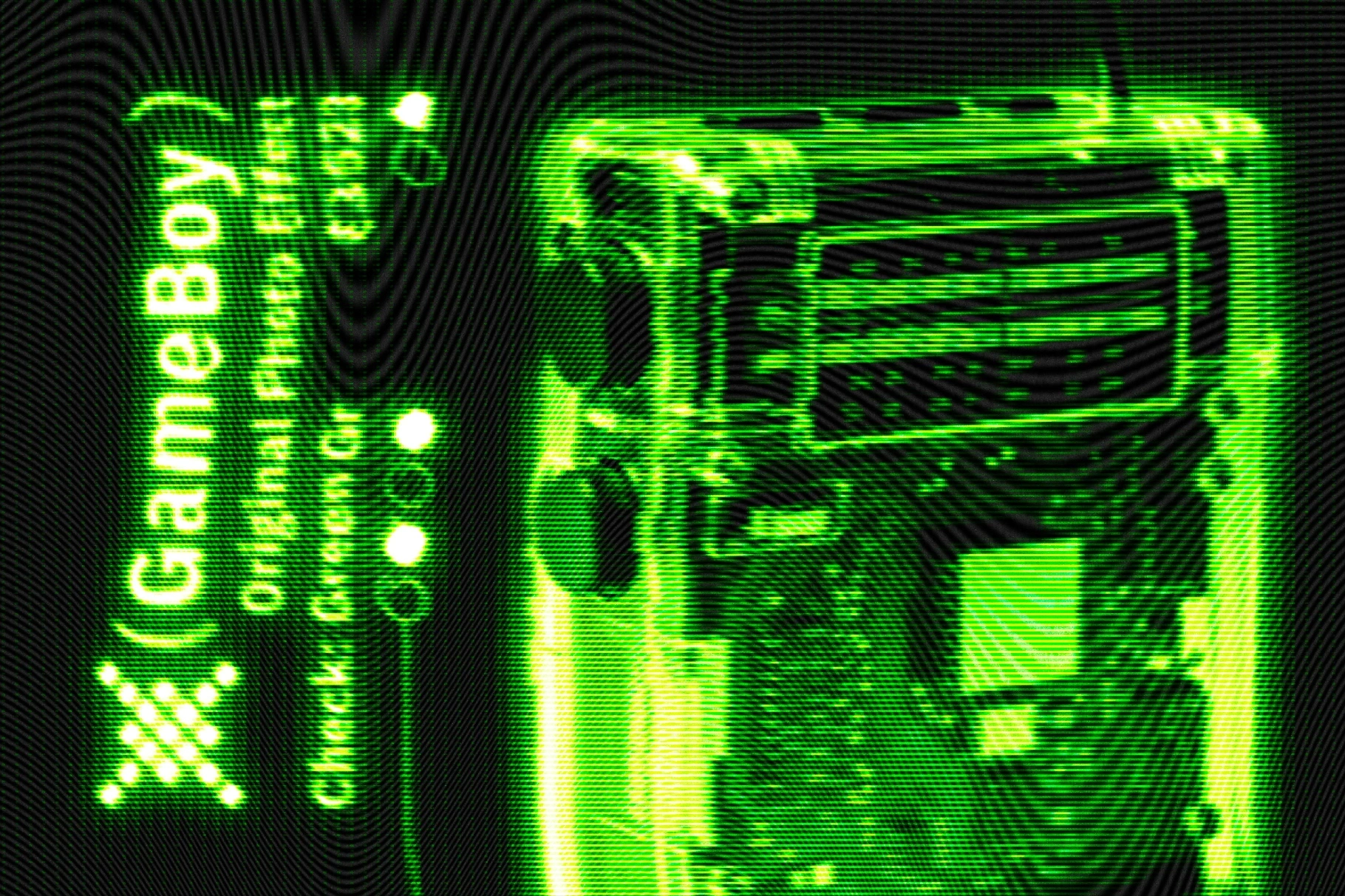 Gameboy Screen Photo Effect