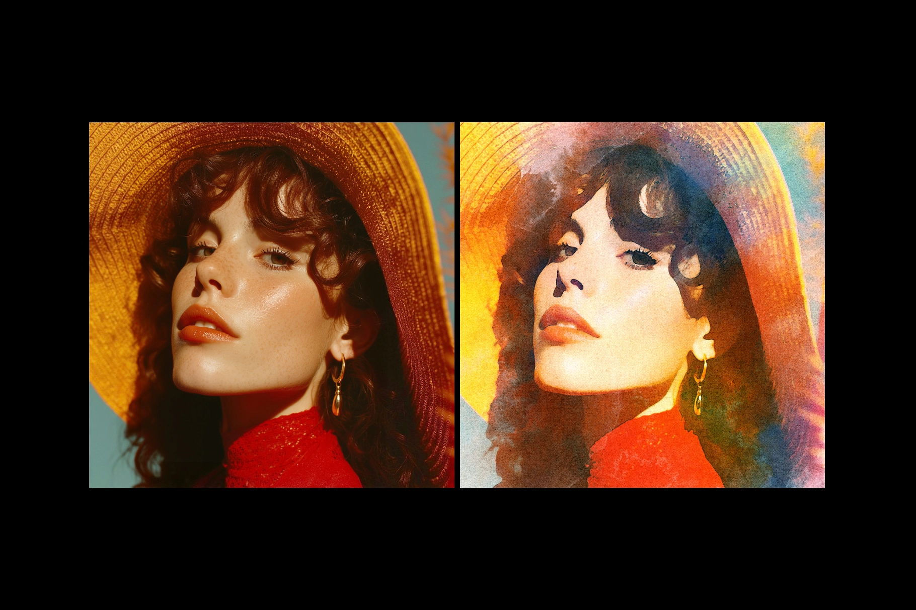 Retro Paint Photo Effect