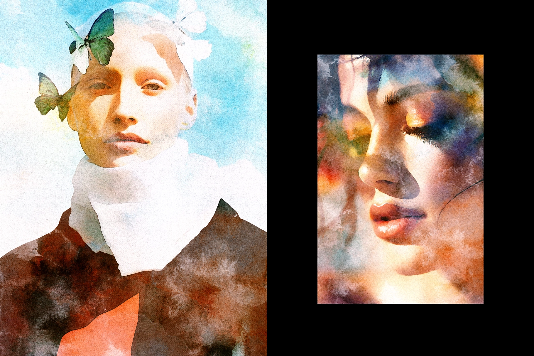 Retro Paint Photo Effect