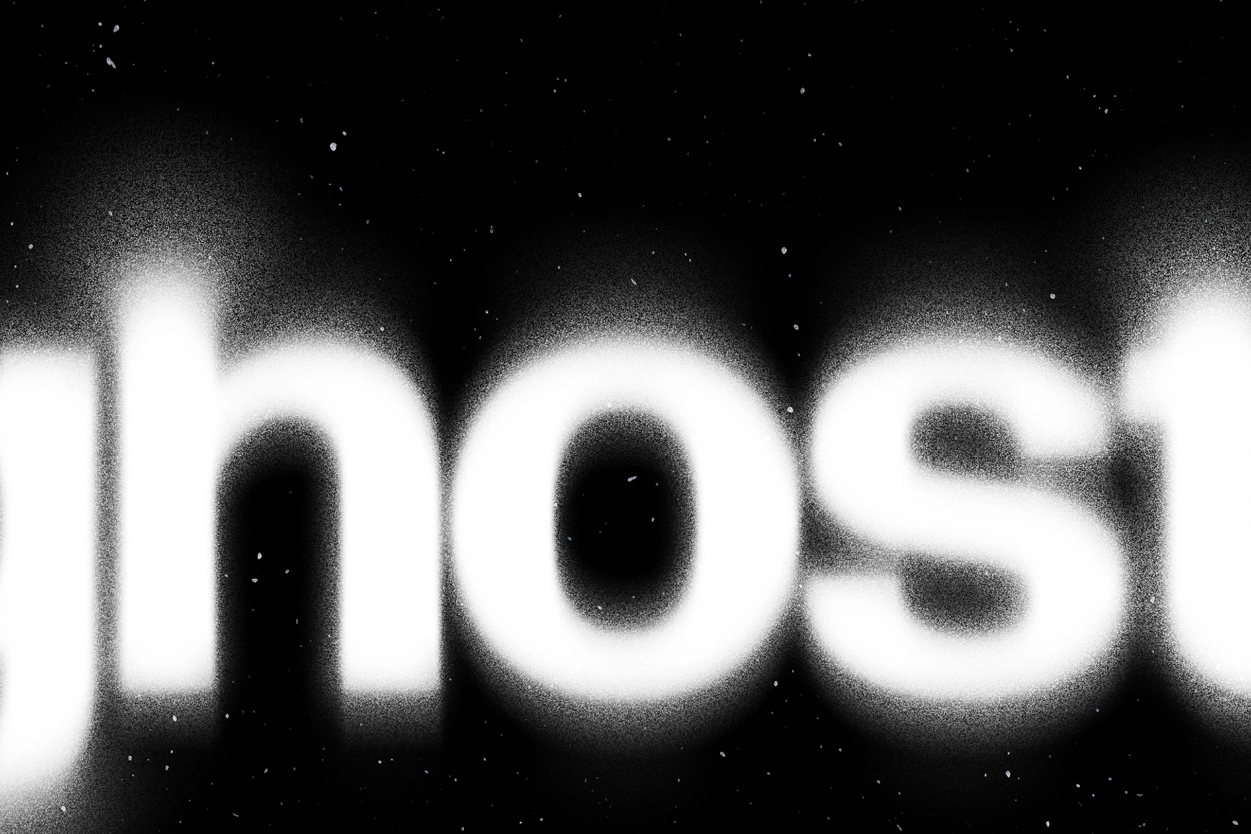 Spray Blur Text Effect