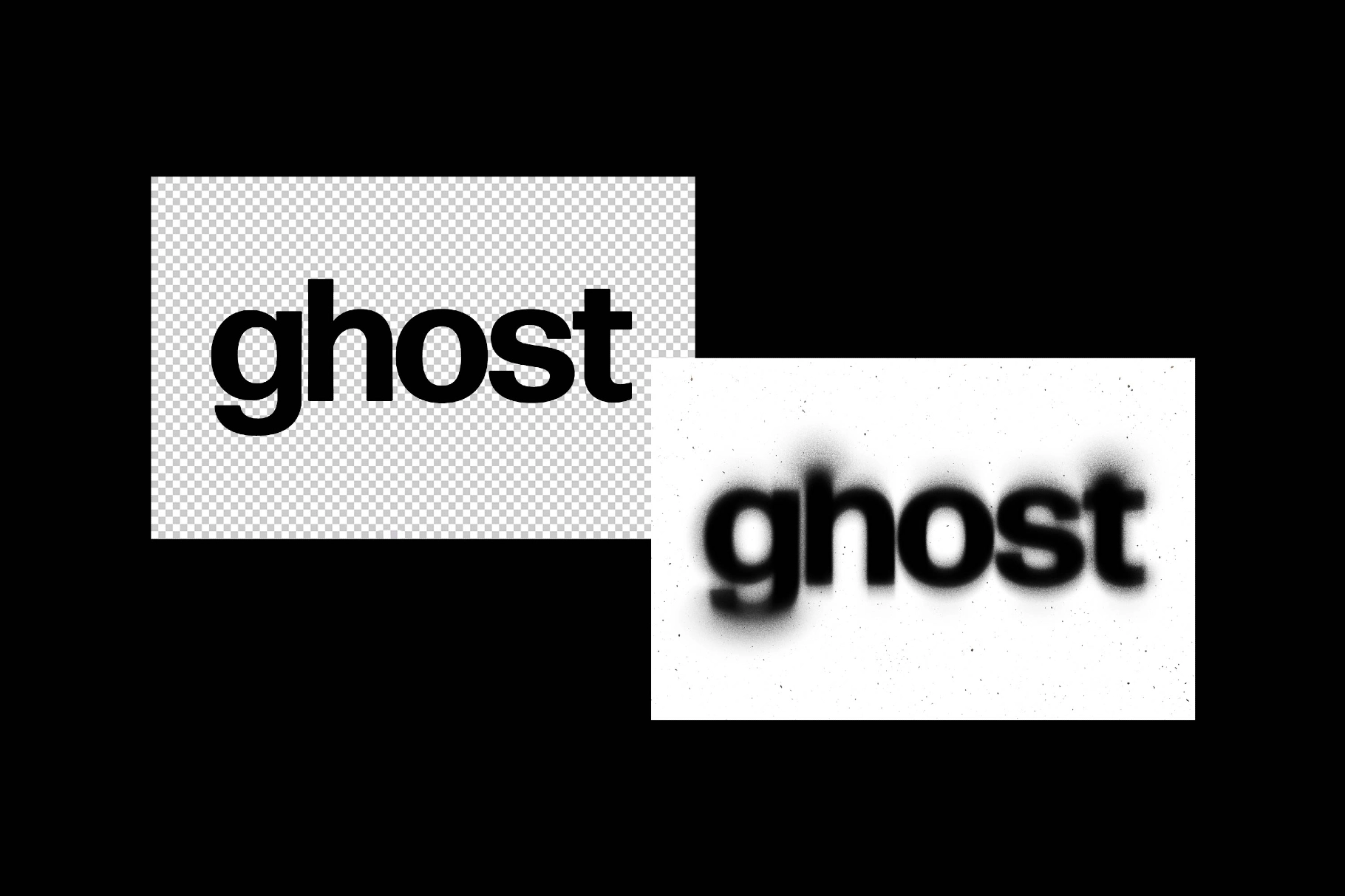 Spray Blur Text Effect