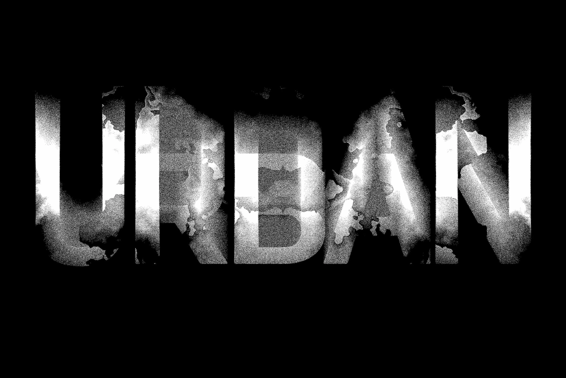 Grunge Destruction Text Effect