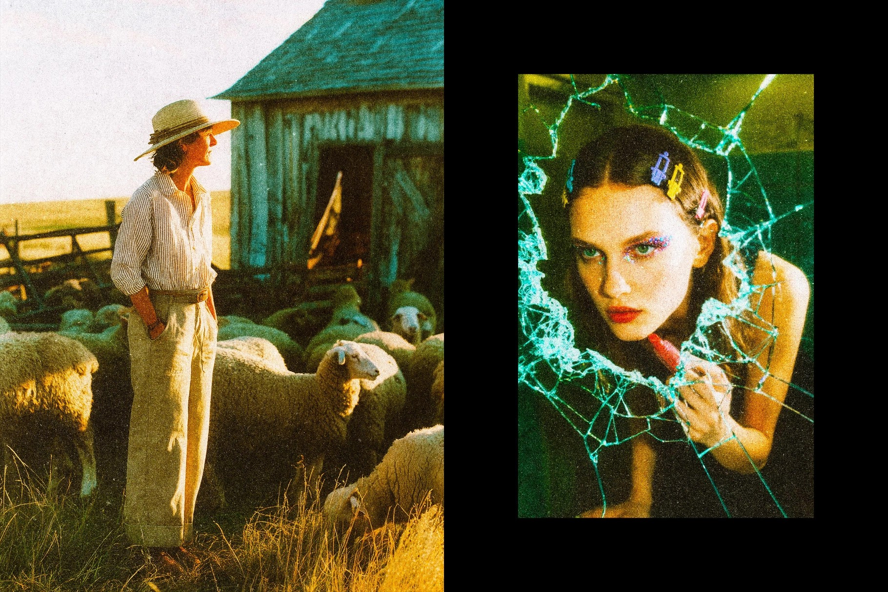 Blur Cold Postcard Effect