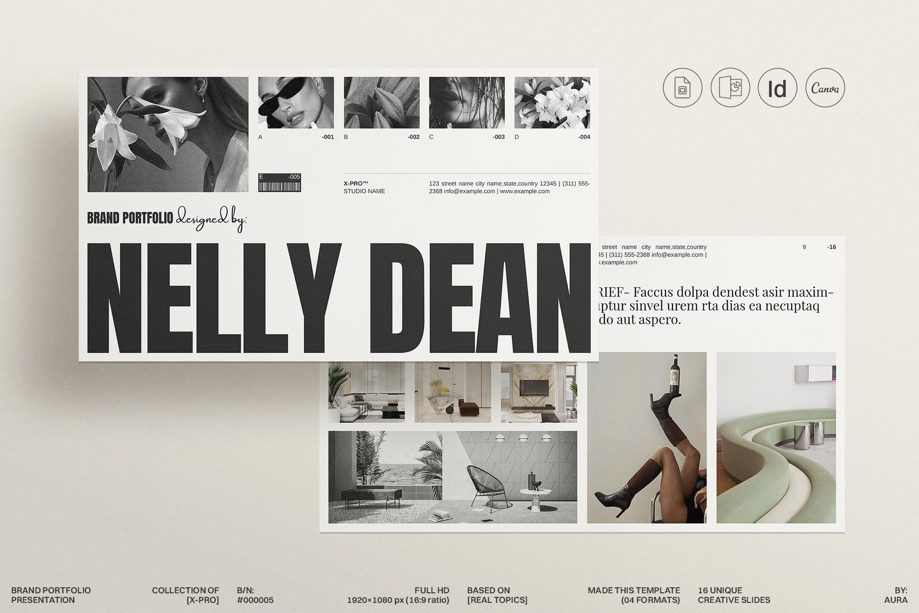 Brand Portfolio Presentation Template