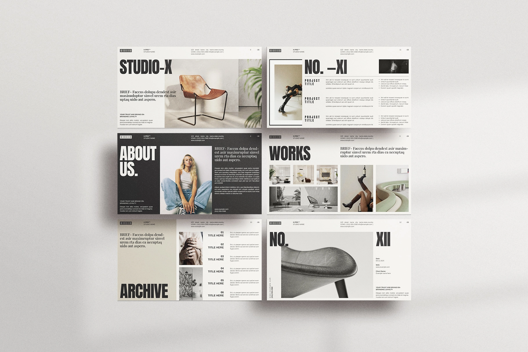 Brand Portfolio Presentation Template