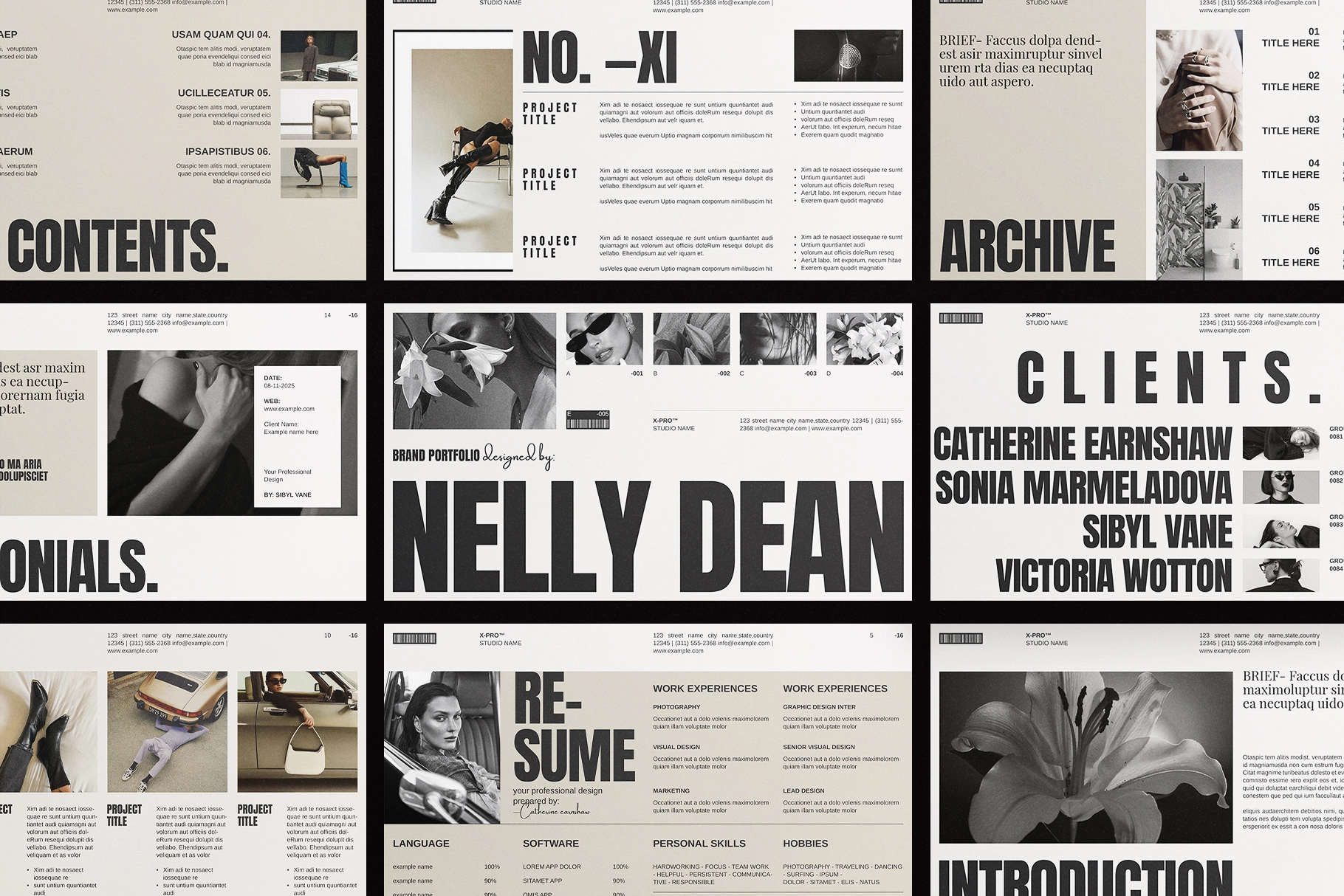 Brand Portfolio Presentation Template