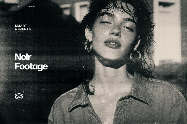 Noir Footage Photo Effect