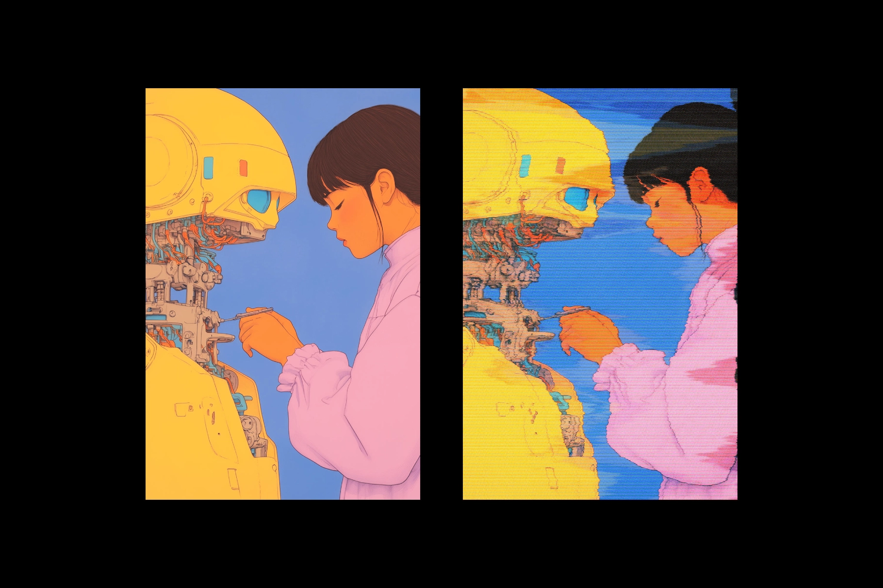 Broken Screen Photo Effect