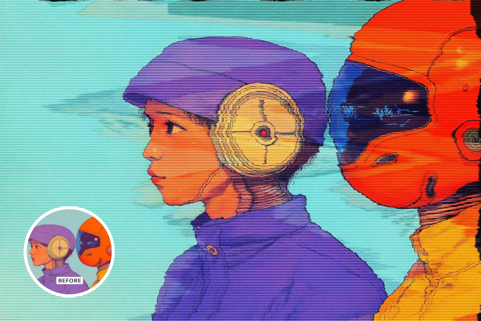 Broken Screen Photo Effect