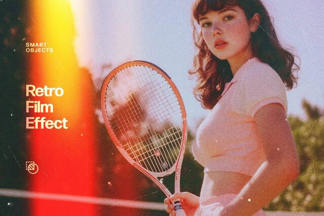 Retro Film Photo Effect