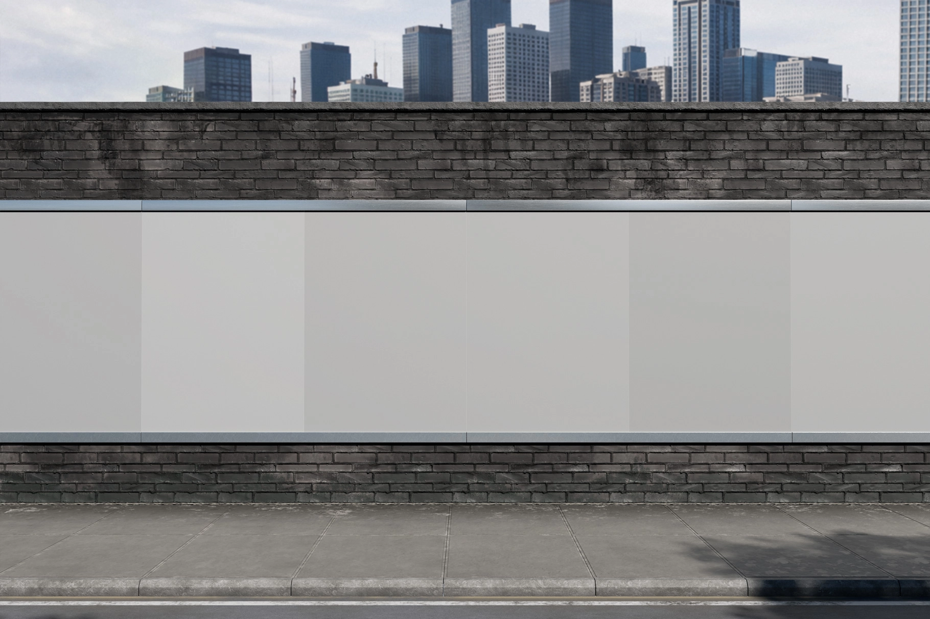 Street Advertising Poster Mockup