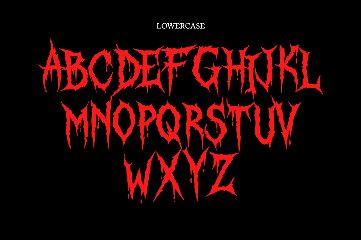 Blood Heaven – Horror Dripping Display Font