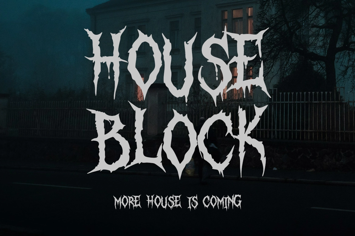 Blood Heaven – Horror Dripping Display Font