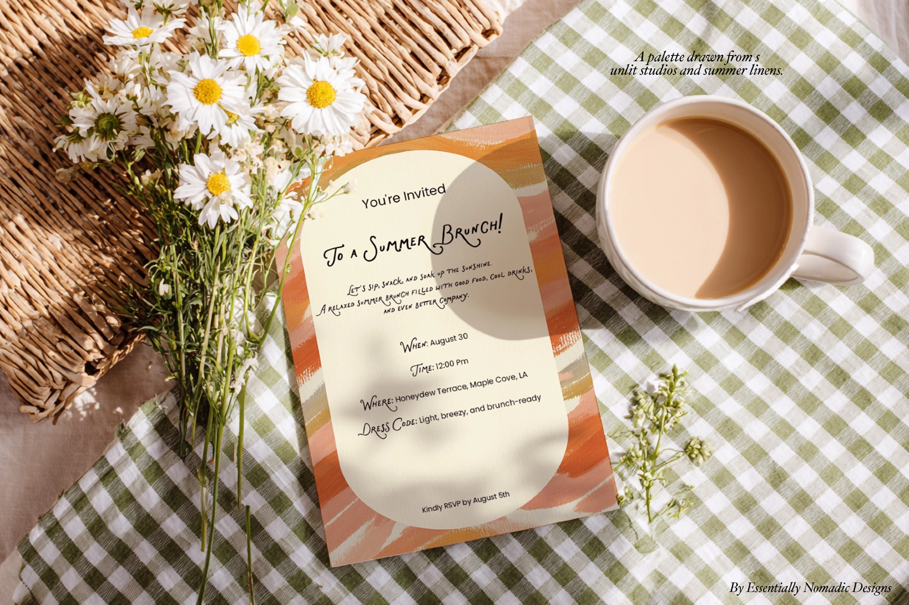 Hand Painted Stripes and Checks Backgrounds