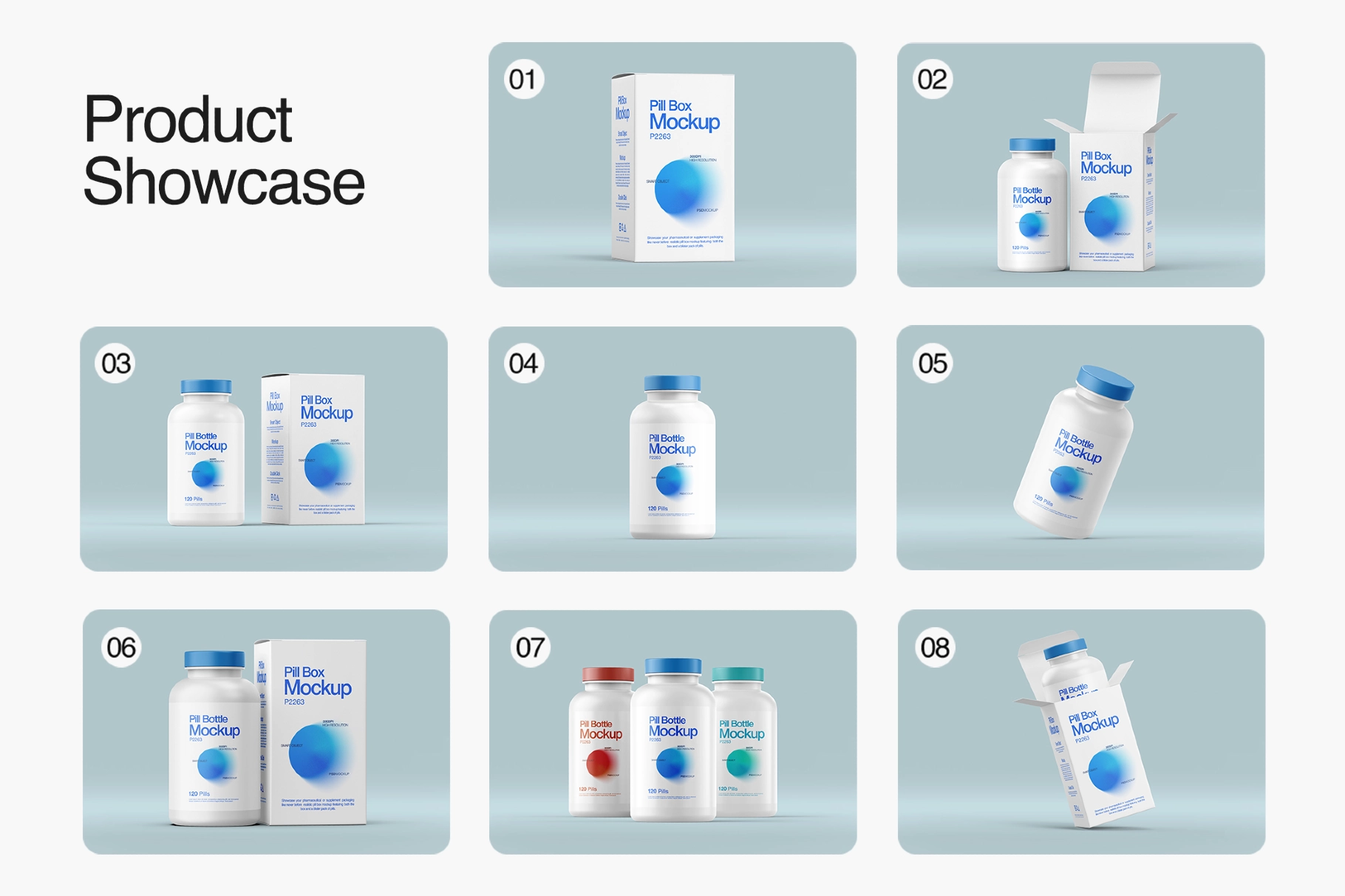 Pharmaceutical Packaging Mockup