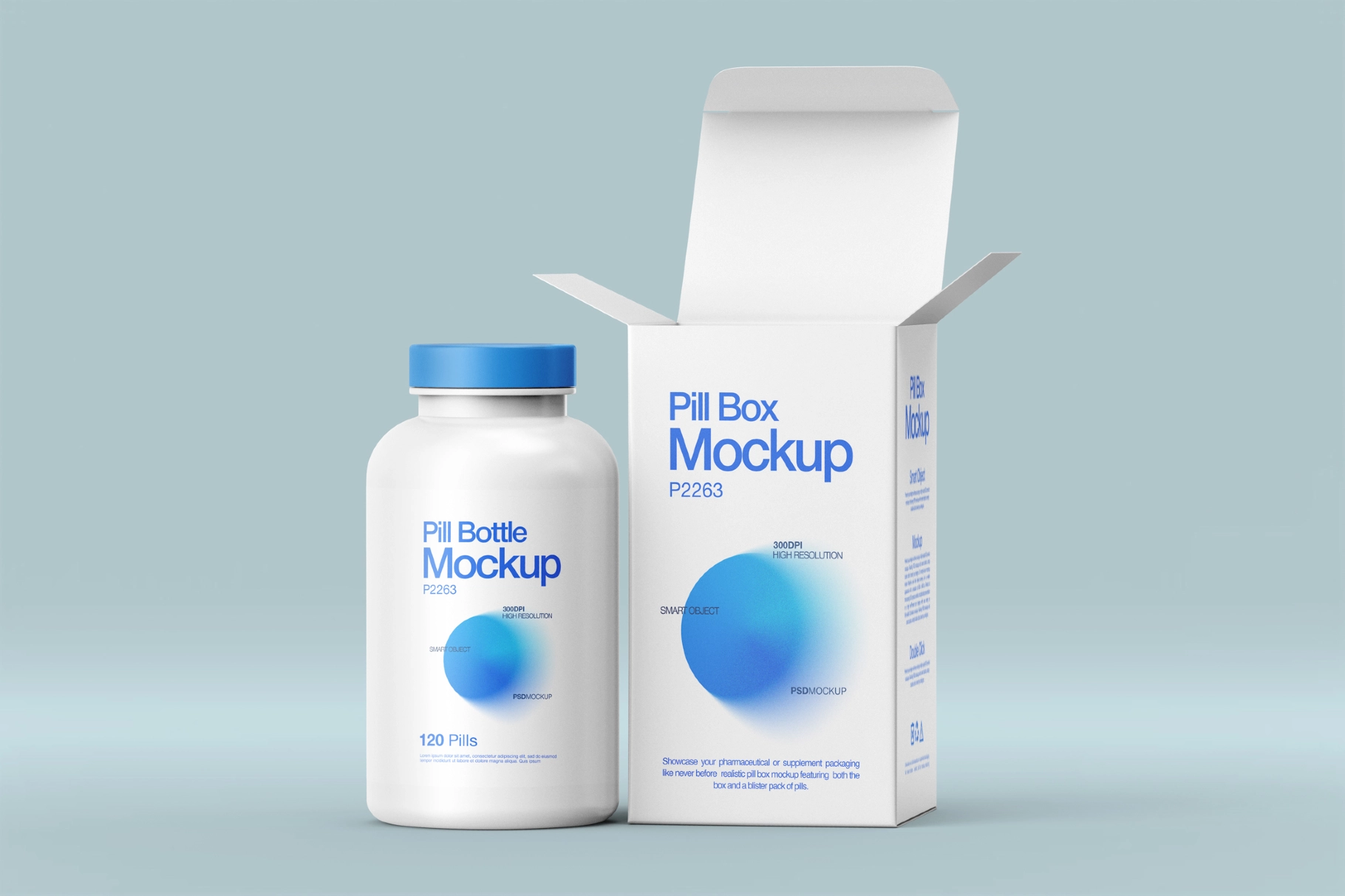 Pharmaceutical Packaging Mockup