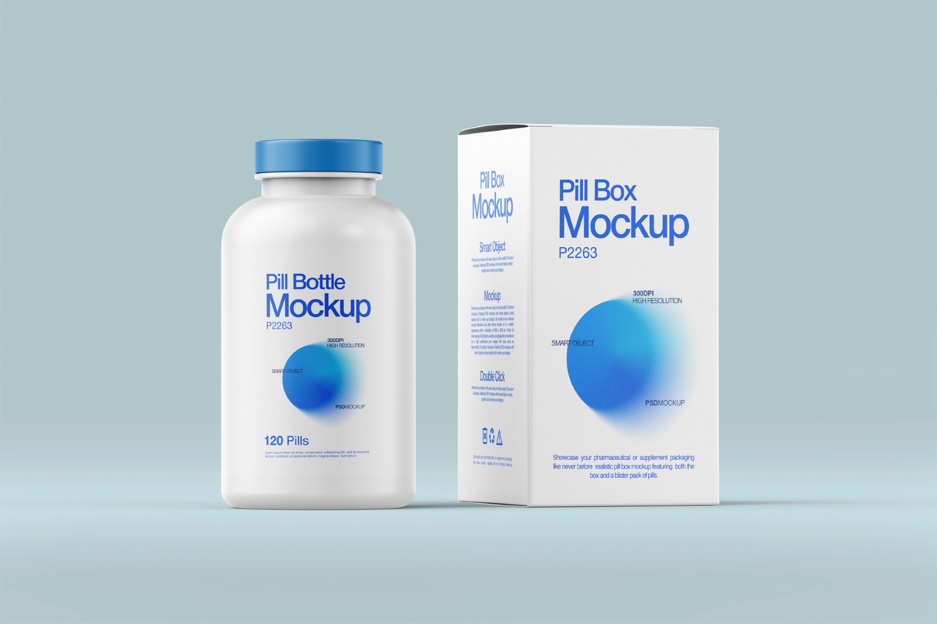 Pharmaceutical Packaging Mockup