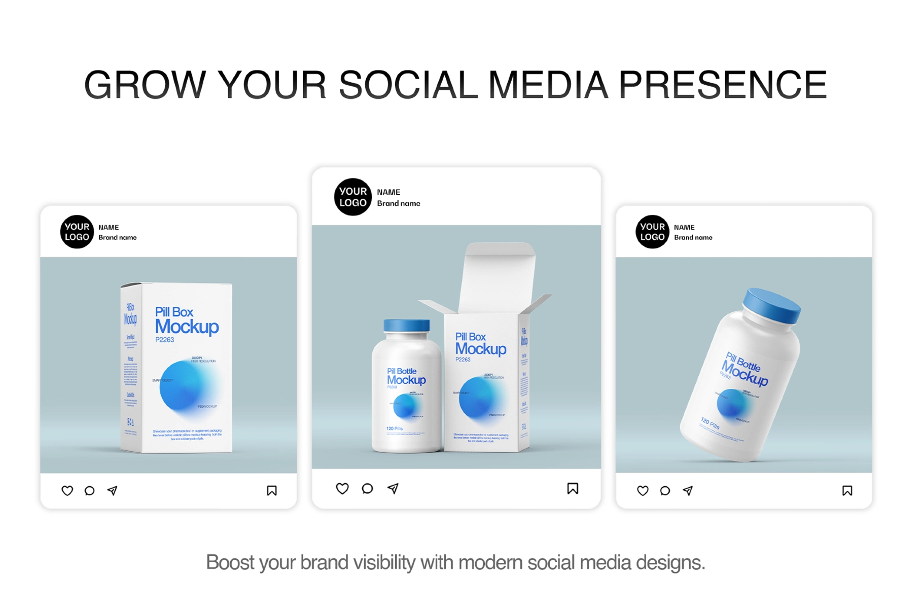 Pharmaceutical Packaging Mockup