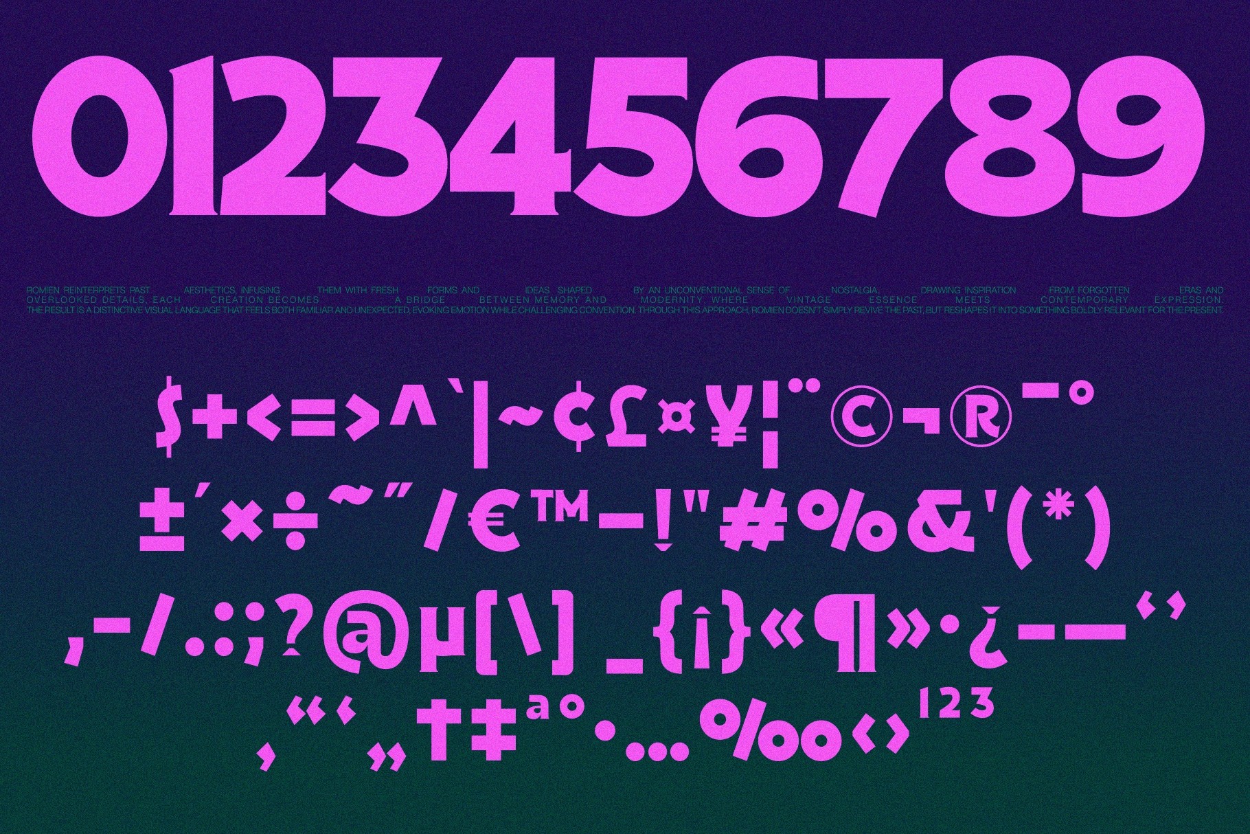 ROMIEN — Elegant Ligature Serif Font