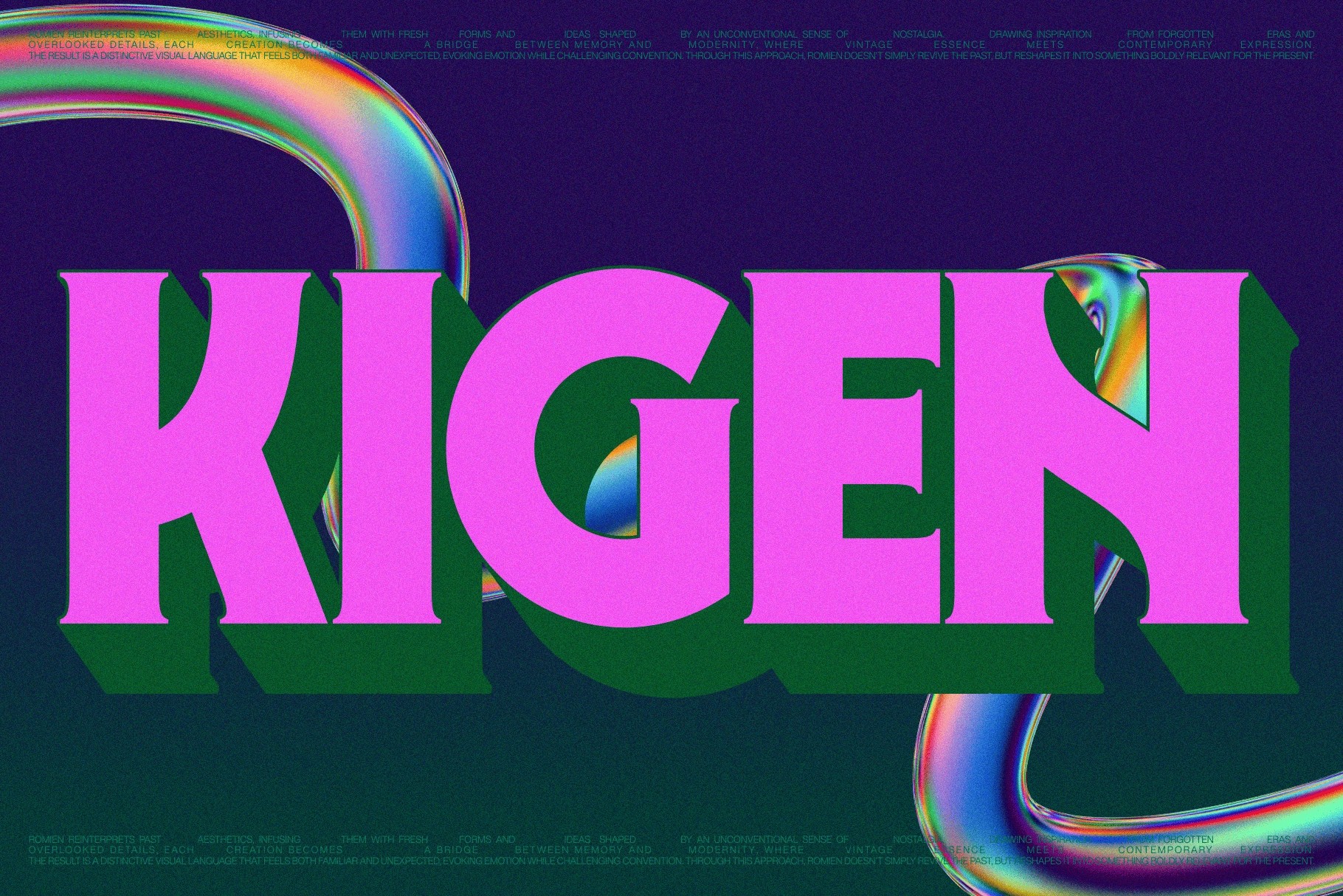 ROMIEN — Elegant Ligature Serif Font