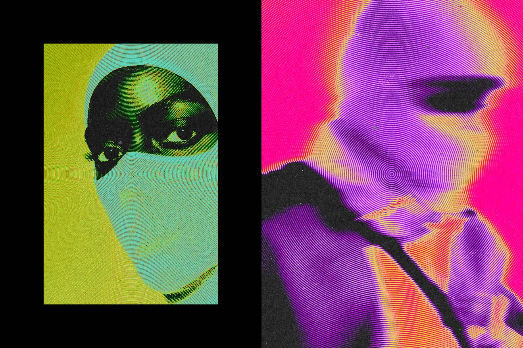 Circle Halftone Photo Effect