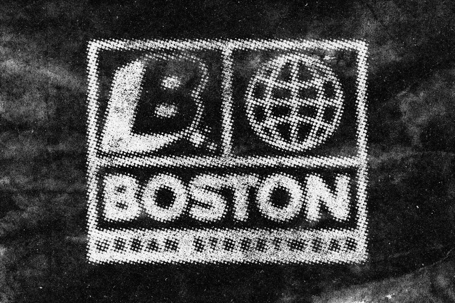 Grunge Halftone Text Effect