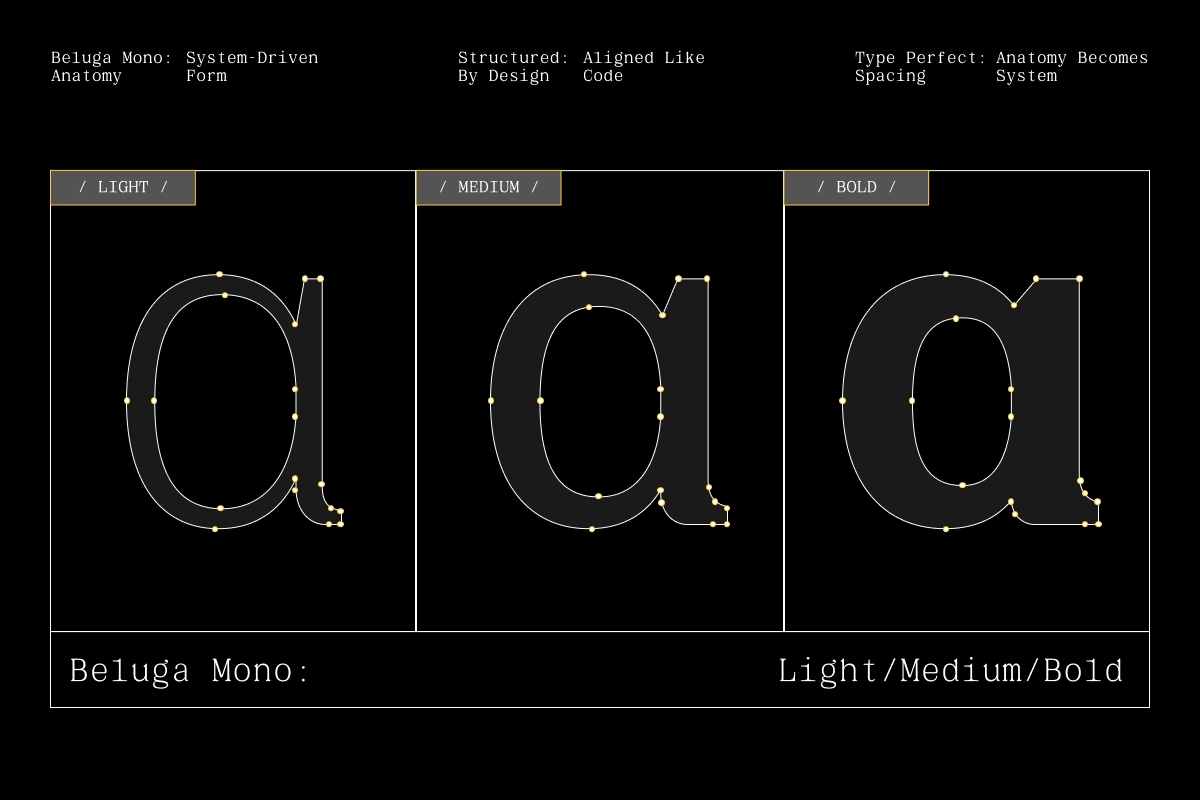 GC Beluga Mono - Elegant Modern Mono Serif Font