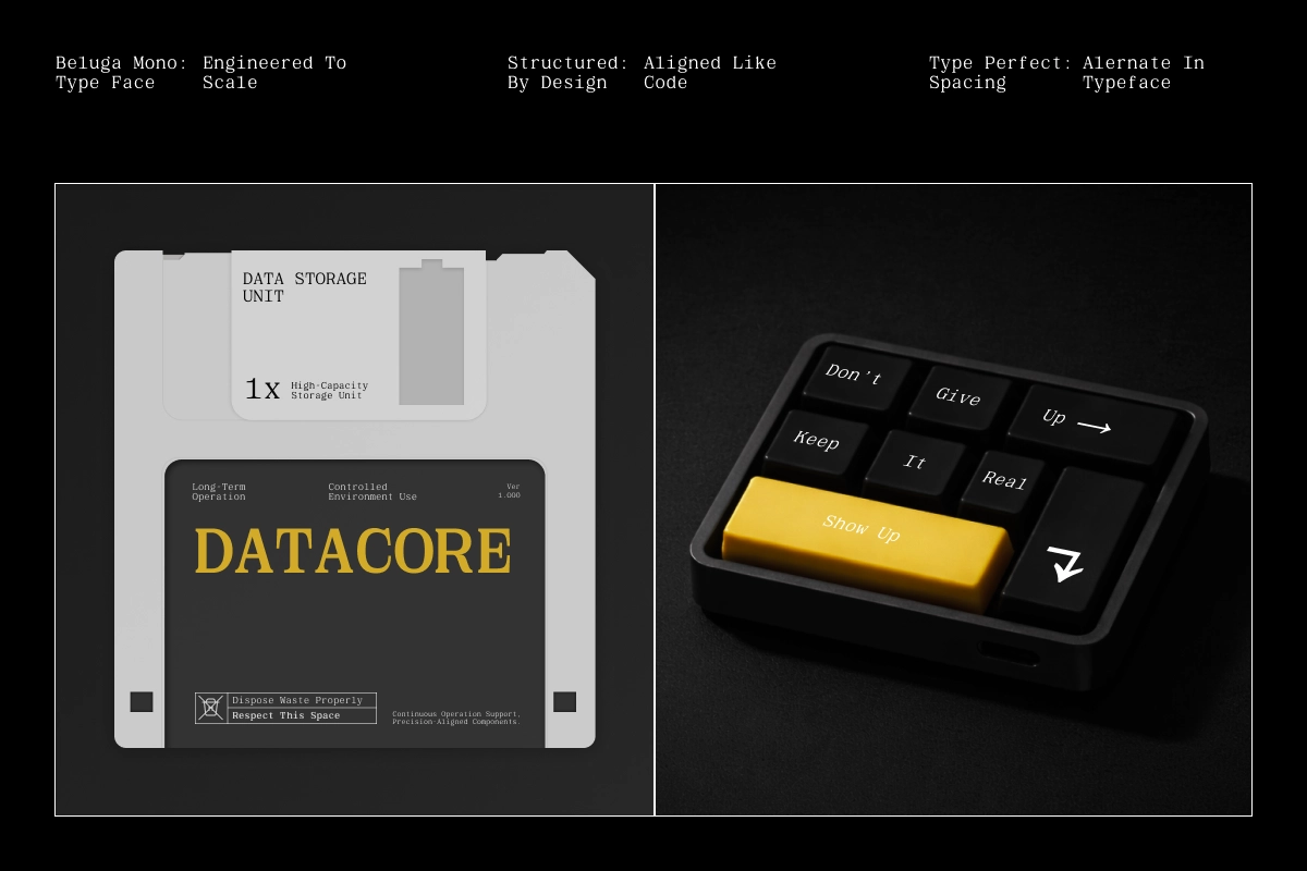GC Beluga Mono - Elegant Modern Mono Serif Font