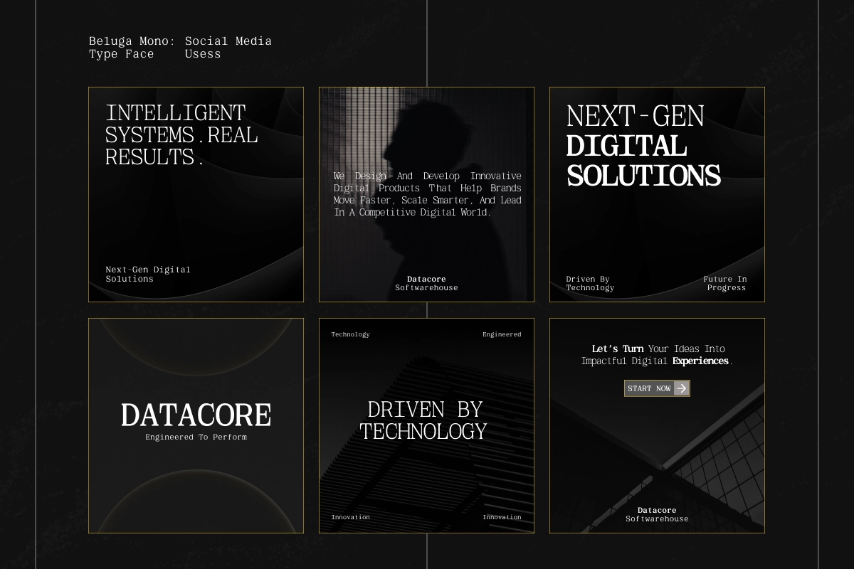 GC Beluga Mono - Elegant Modern Mono Serif Font