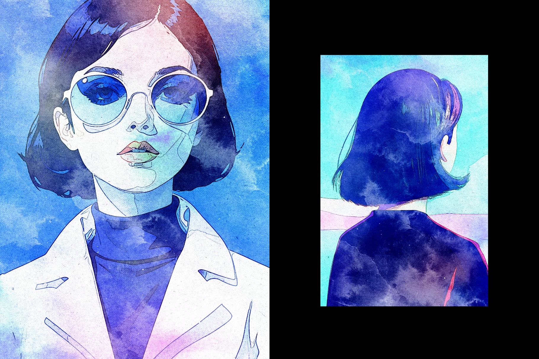 Bright Watercolor Photo Effect