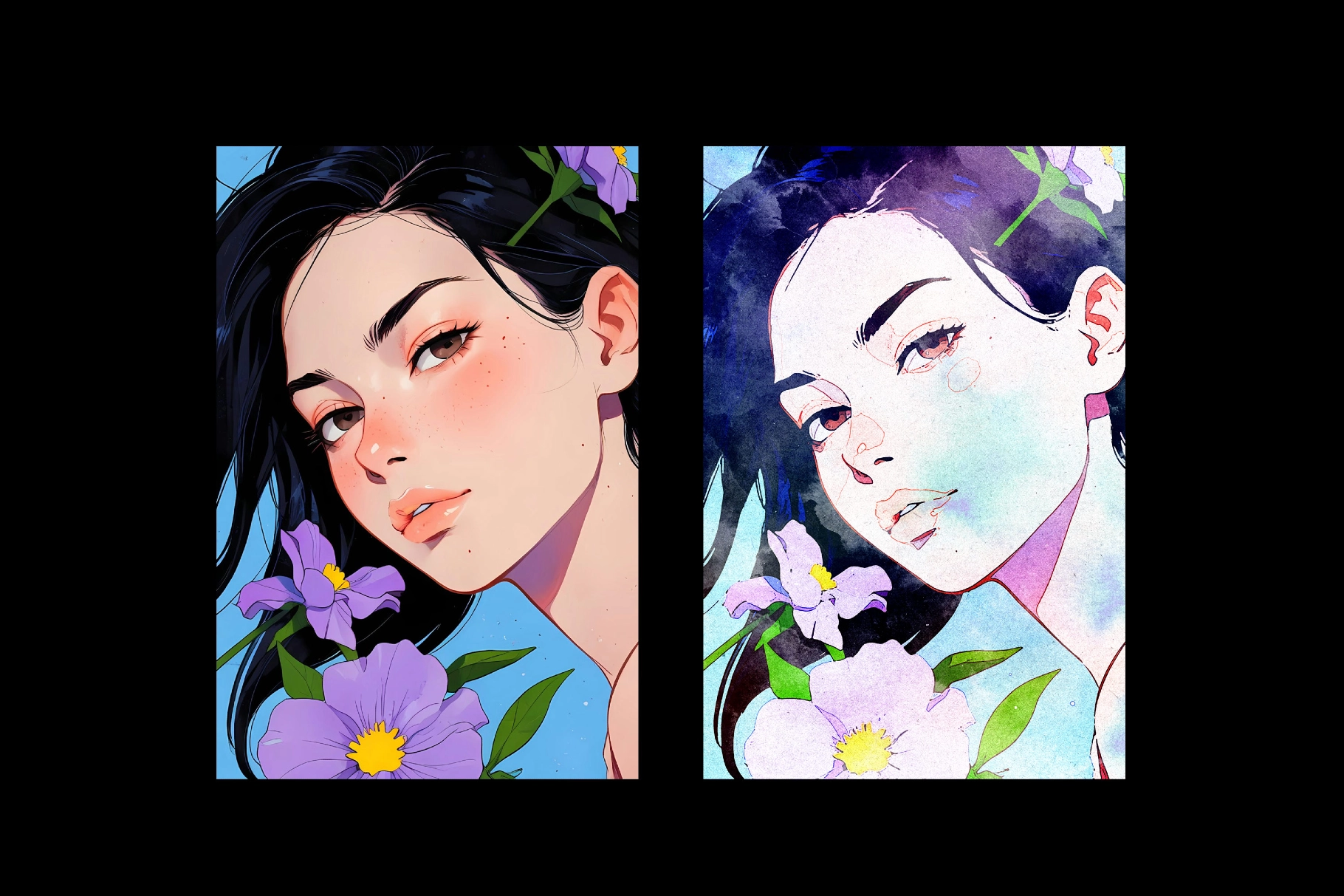 Bright Watercolor Photo Effect