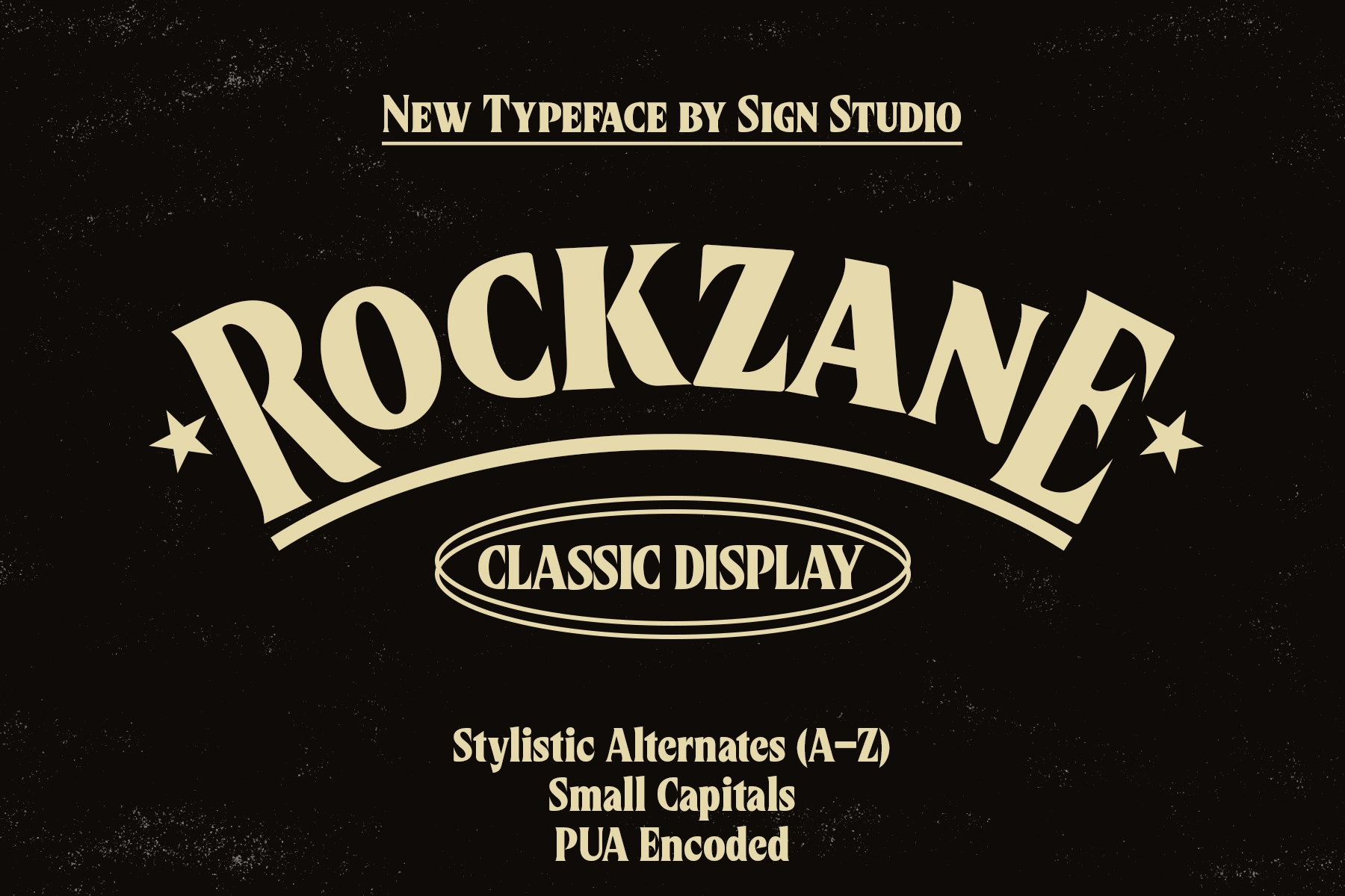 Rockzane — Vintage Display Serif Font