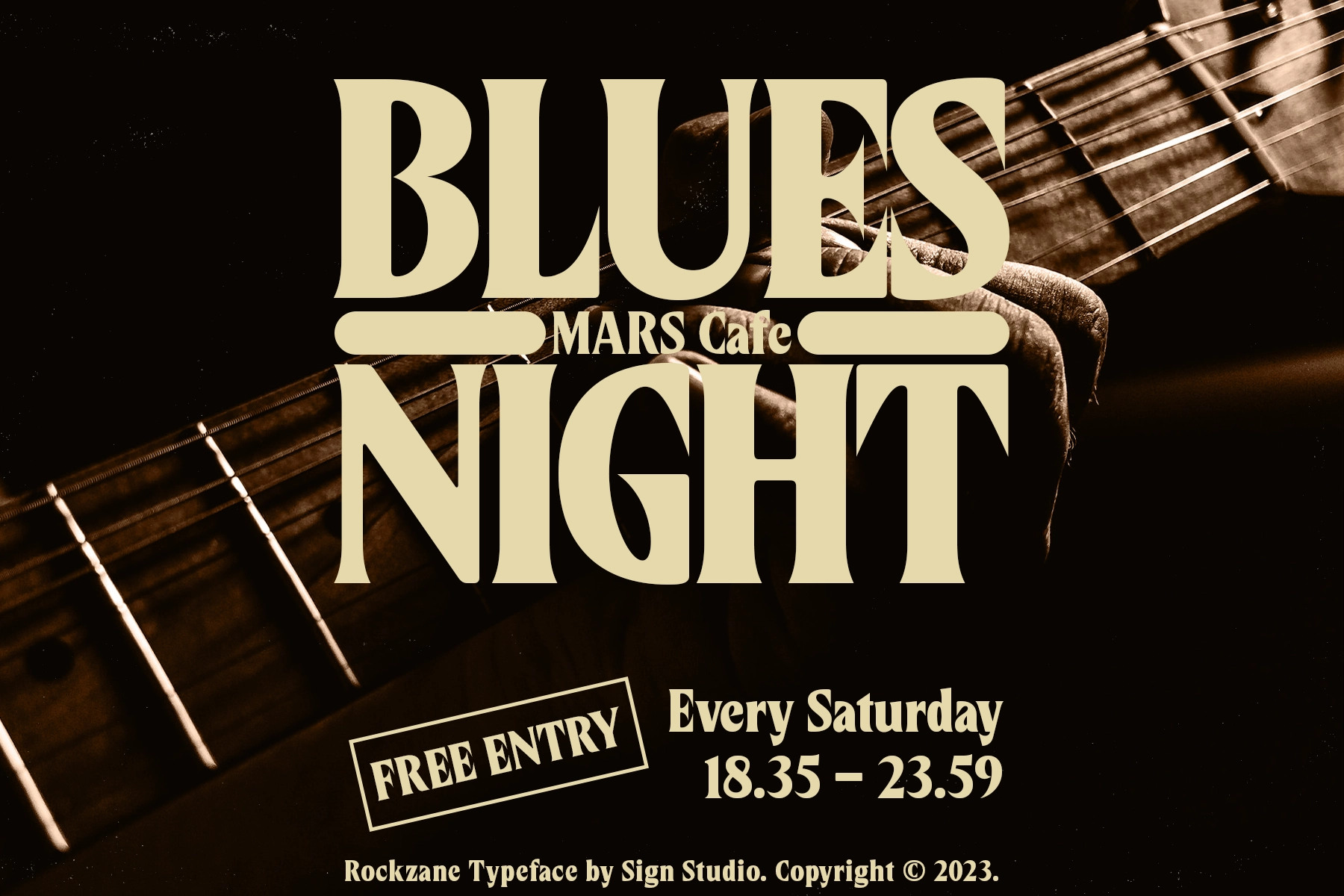 Rockzane — Vintage Display Serif Font