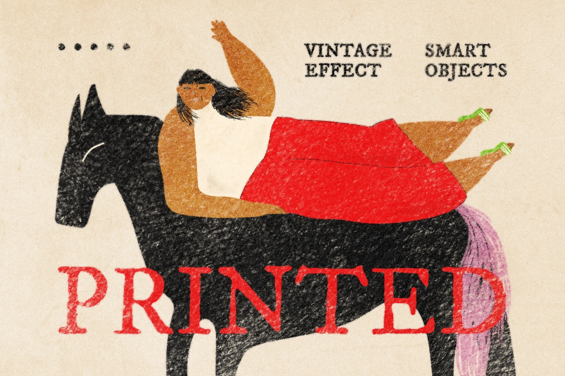 Vintage Paper Print Effect