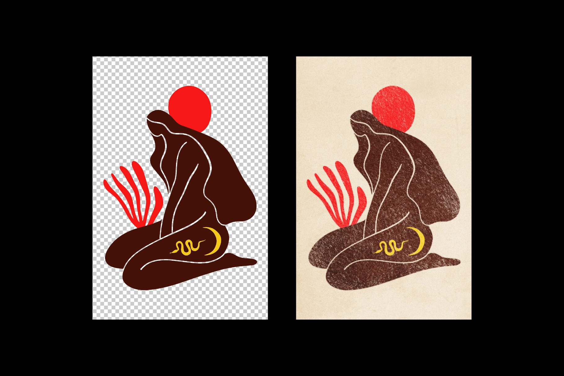 Vintage Paper Print Effect