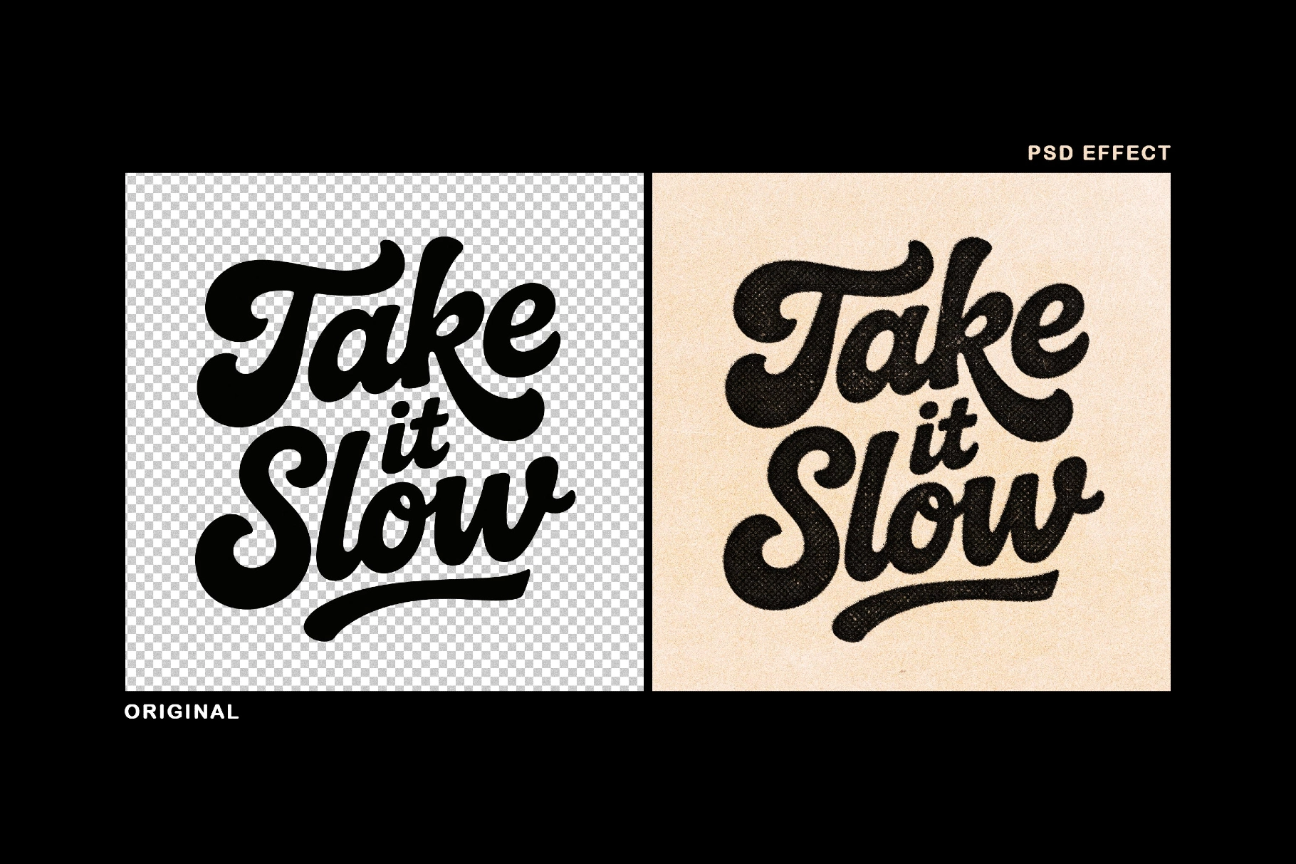 Retro Quotes + PSD Effect