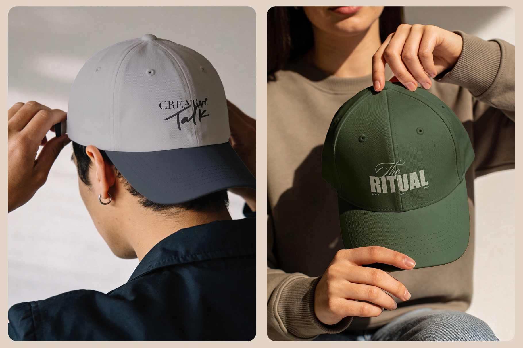 Realistic Cap Mockup Pack