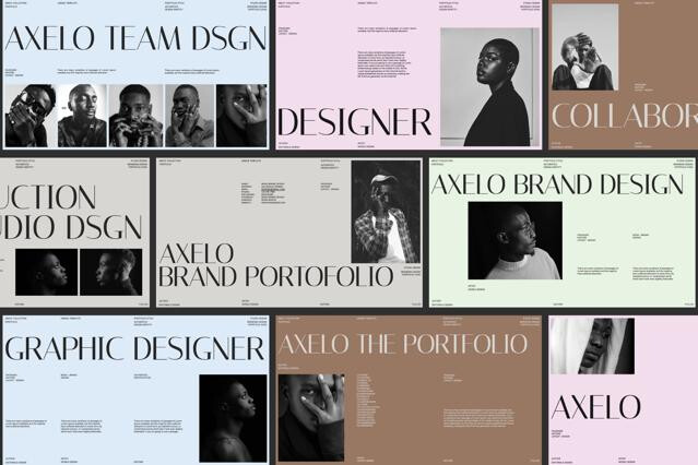 Axelo - Modern Brand Keynote Presentation Template