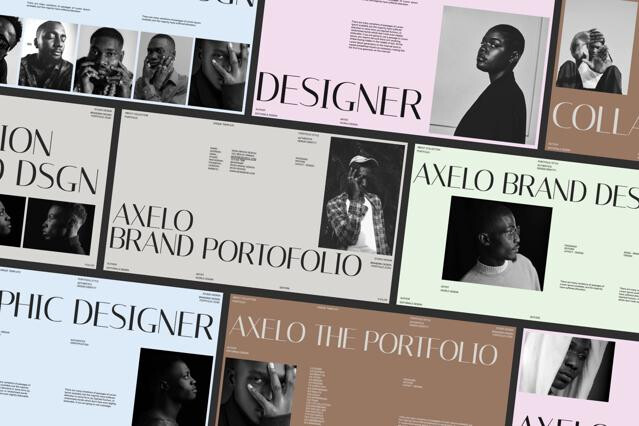 Minimalist Brand Portfolio Affinity Template