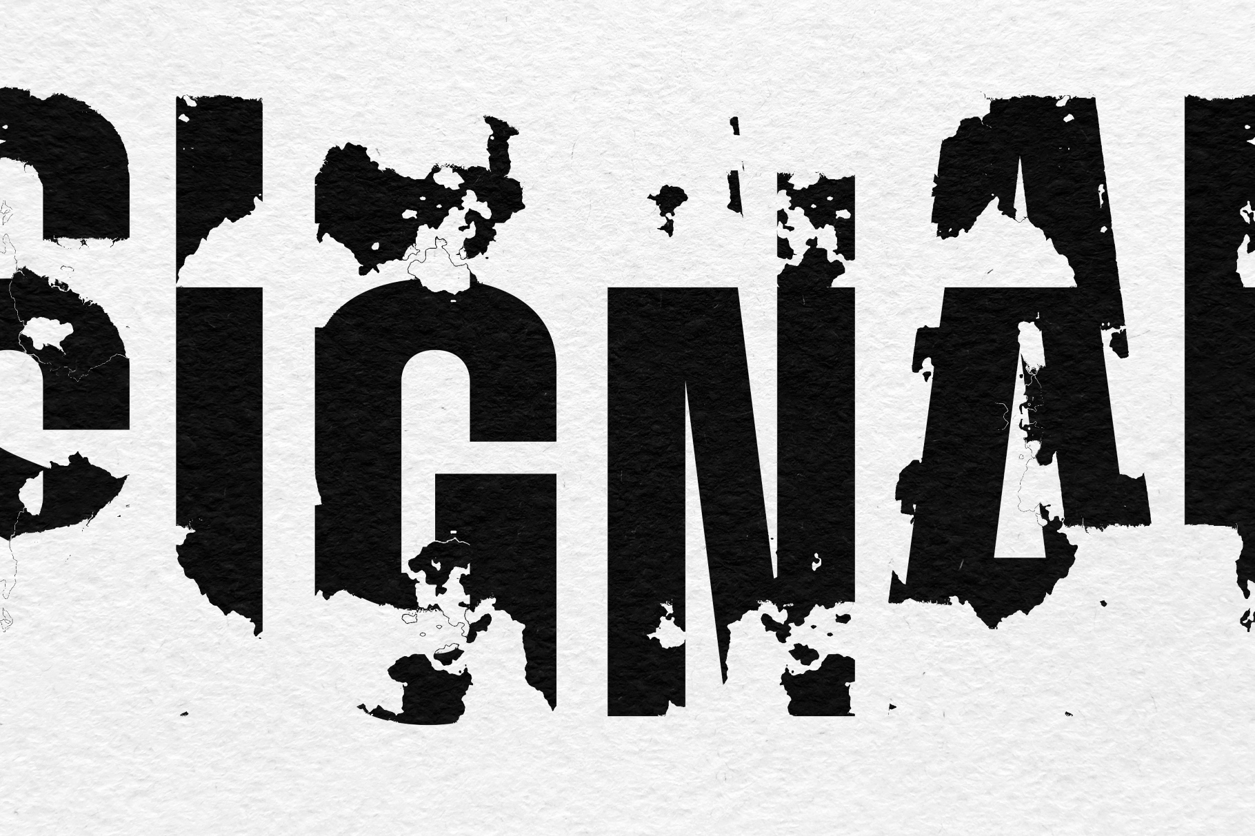 Grunge Torn Text Effect