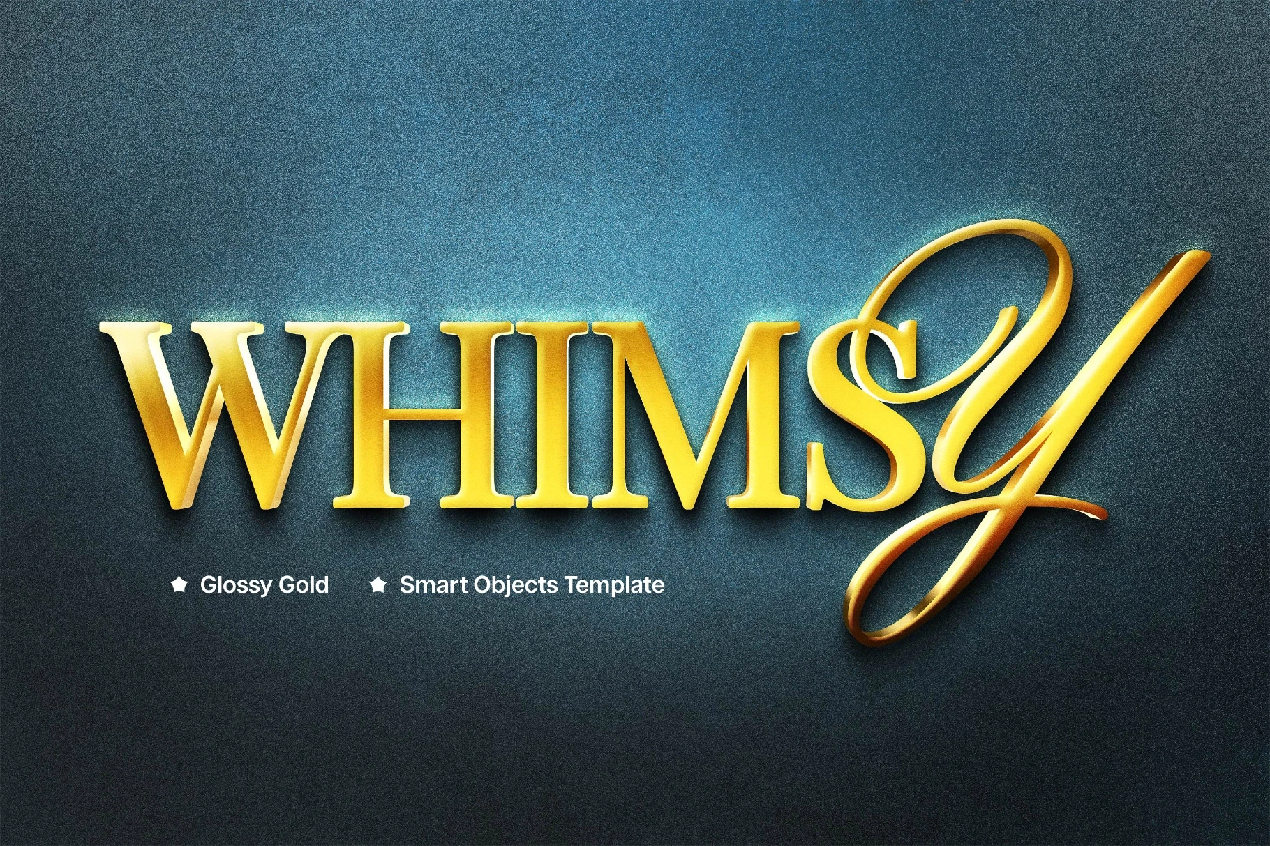 Metallic Golden Mockup