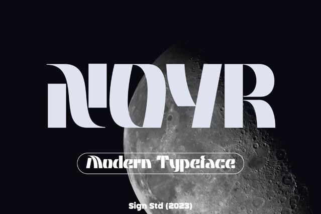 Noyr - Modern Bold Display Typeface