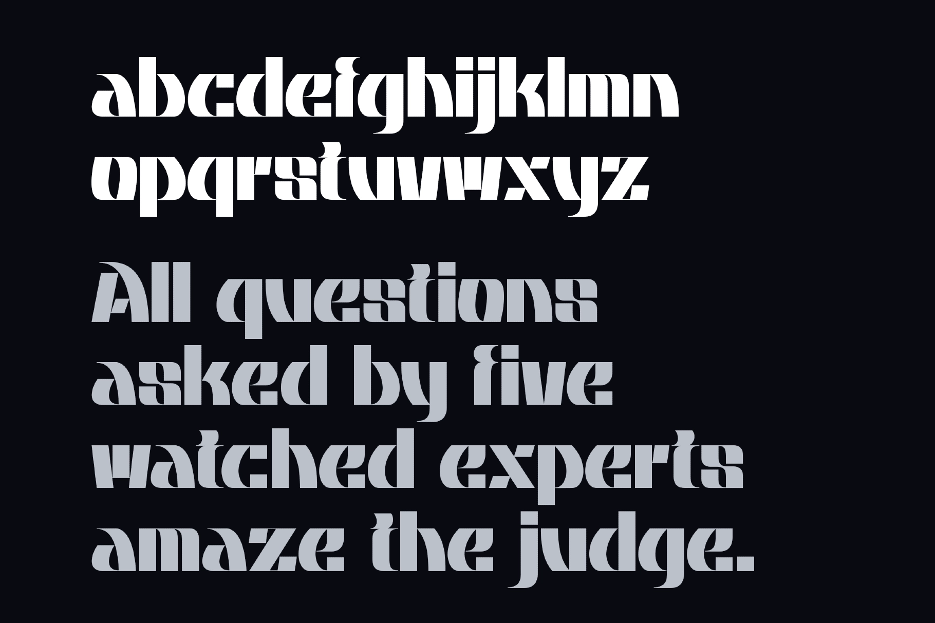 Noyr - Modern Bold Display Typeface